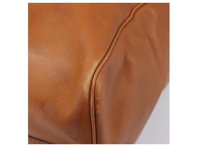Borsa Boston Christian Dior in pelle scamosciata marrone oro Auth 198280 D'oro - vista 12