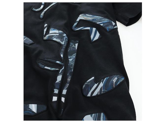 Camiseta FENDI de algodón M Negro Auth 193725M - vista 10