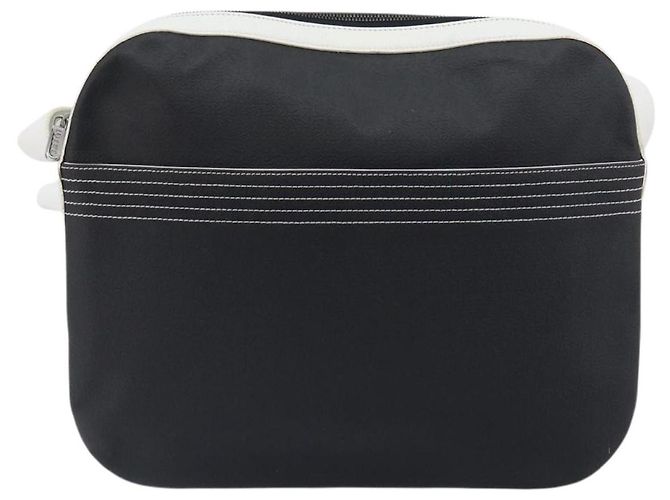 Borsa a tracolla LOEWE PVC Leather Black Silver Auth 196654 Nero Argento - vista 13