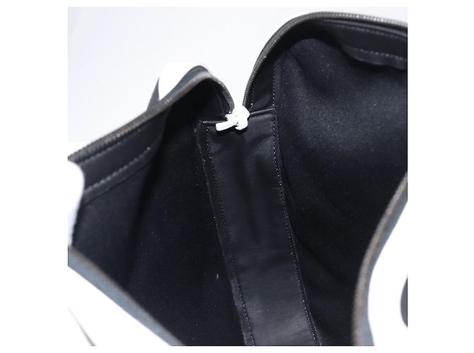Borsa a tracolla LOEWE PVC Leather Black Silver Auth 196654 Nero Argento - vista 19