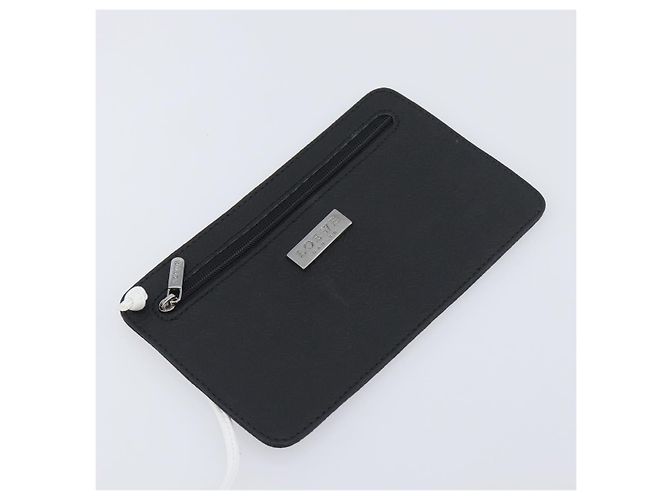 Borsa a tracolla LOEWE PVC Leather Black Silver Auth 196654 Nero Argento - vista 21
