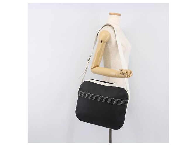 Borsa a tracolla LOEWE PVC Leather Black Silver Auth 196654 Nero Argento - vista 24