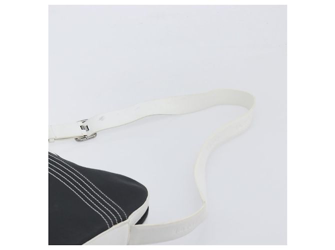 Borsa a tracolla LOEWE PVC Leather Black Silver Auth 196654 Nero Argento - vista 8
