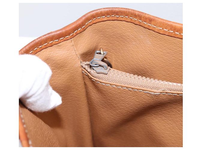 16 Céline Borsa Tote CELINE Macadam PVC Pelle Beige Tono Oro Auth 202219 - vista 20