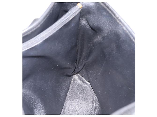 Céline Borsa Tote CELINE Macadam PVC Pelle Nero Tono Oro Auth 202222A - vista 18