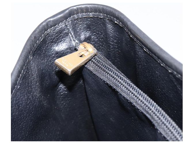 Céline Borsa Tote CELINE Macadam PVC Pelle Nero Tono Oro Auth 202222A - vista 20