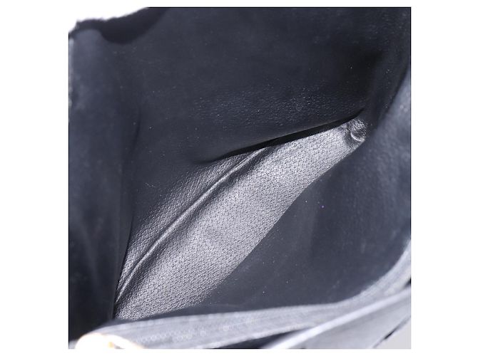 Céline Borsa Tote CELINE Macadam PVC Pelle Nero Tono Oro Auth 202222A - vista 21