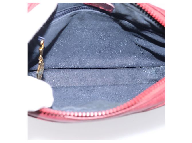 Borsa a tracolla GUCCI Horsebit Canvas Navy Tono Oro Auth 202249 Blu navy - vista 11