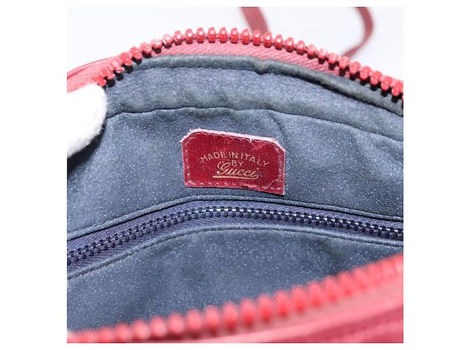 Borsa a tracolla GUCCI Horsebit Canvas Navy Tono Oro Auth 202249 Blu navy - vista 12