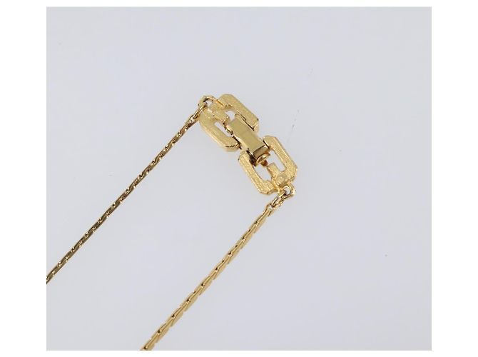 Collana GIVENCHY metallo Gold Auth ka6052 D'oro - vista 13