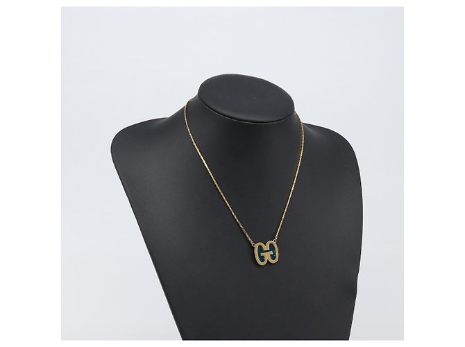 Collana GIVENCHY metallo Gold Auth ka6052 D'oro - vista 14