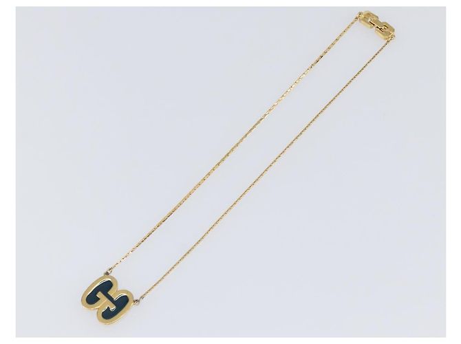 Collana GIVENCHY metallo Gold Auth ka6052 D'oro - vista 2