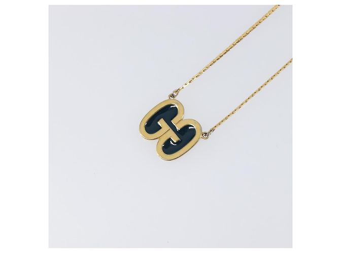 Collana GIVENCHY metallo Gold Auth ka6052 D'oro - vista 3
