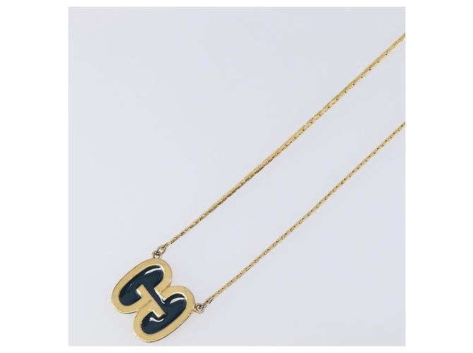 Collana GIVENCHY metallo Gold Auth ka6052 D'oro - vista 4