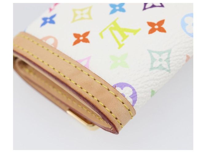LOUIS VUITTON Monogram Multicolor Porte Monnaie Pla White M92657 Auth 199540SAM Weiß - Ansicht 16