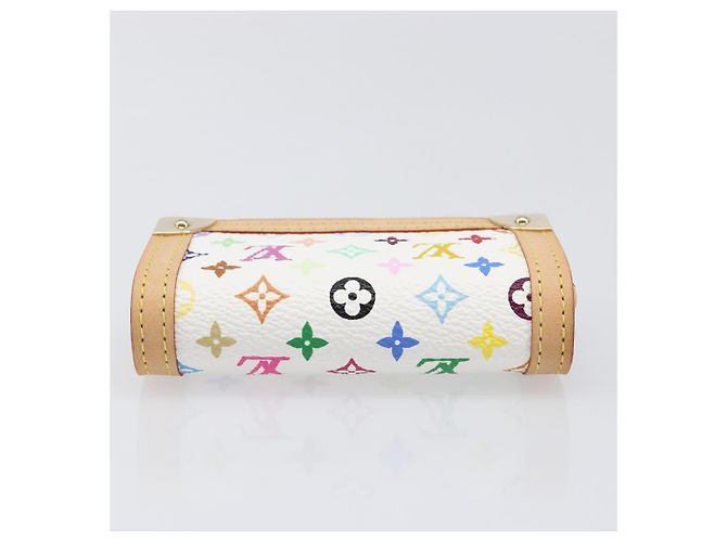 LOUIS VUITTON Monogram Multicolor Porte Monnaie Pla White M92657 Auth 199540SAM Weiß - Ansicht 5