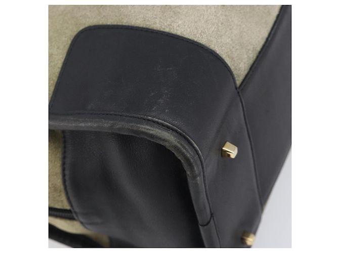 Borsa a mano LOEWE Amazona 32 in camoscio kaki e tono oro Auth 200845 Cachi - vista 16