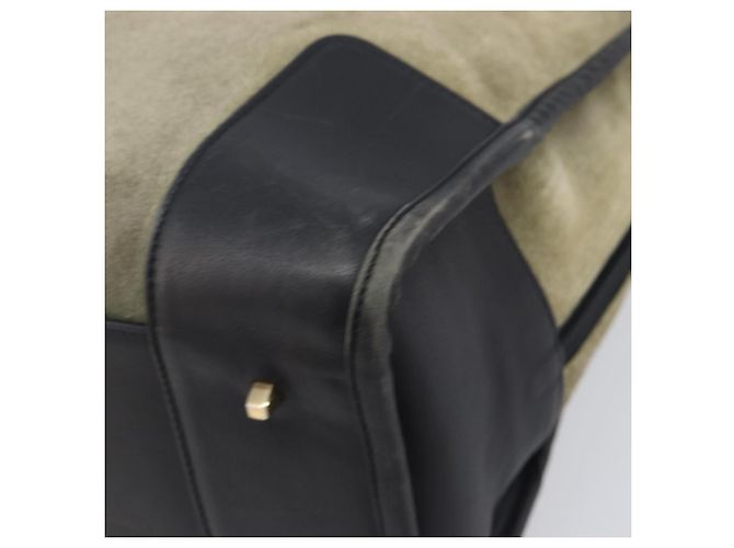 Borsa a mano LOEWE Amazona 32 in camoscio kaki e tono oro Auth 200845 Cachi - vista 9