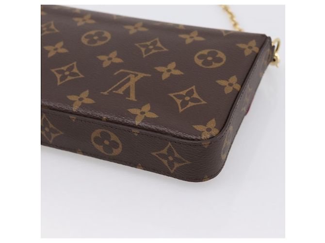 LOUIS VUITTON Monogram Geldbörse Pochette Felice Schultertasche M61276 Auth ka6025V Monogramm - Ansicht 16