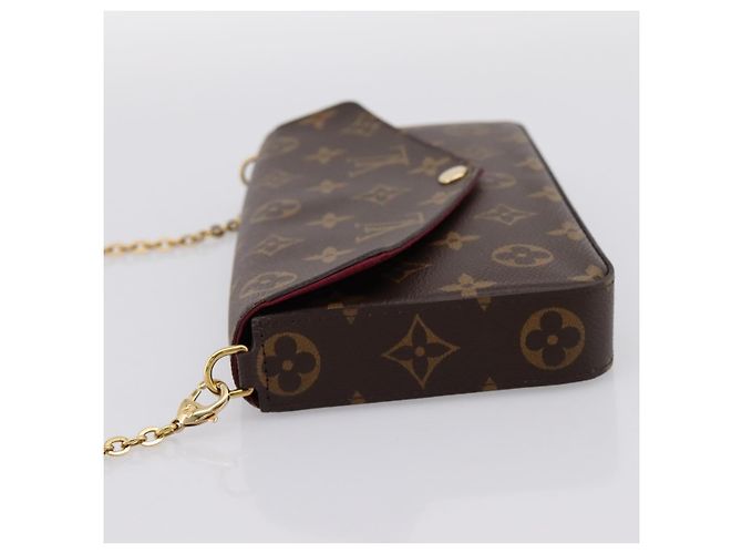 LOUIS VUITTON Monogram Geldbörse Pochette Felice Schultertasche M61276 Auth ka6025V Monogramm - Ansicht 3
