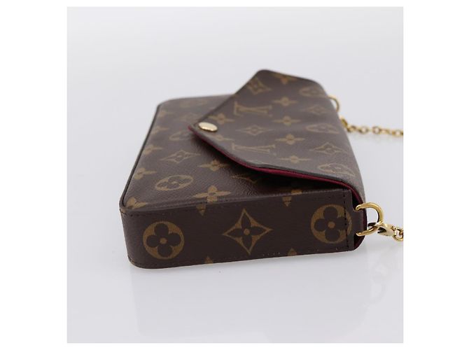 LOUIS VUITTON Monogram Geldbörse Pochette Felice Schultertasche M61276 Auth ka6025V Monogramm - Ansicht 4