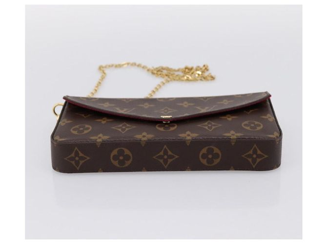 LOUIS VUITTON Monogram Geldbörse Pochette Felice Schultertasche M61276 Auth ka6025V Monogramm - Ansicht 5