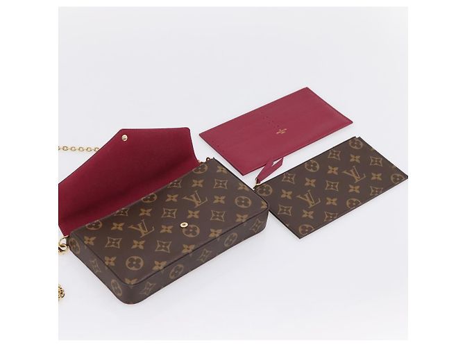 LOUIS VUITTON Monogram Geldbörse Pochette Felice Schultertasche M61276 Auth ka6025V Monogramm - Ansicht 9