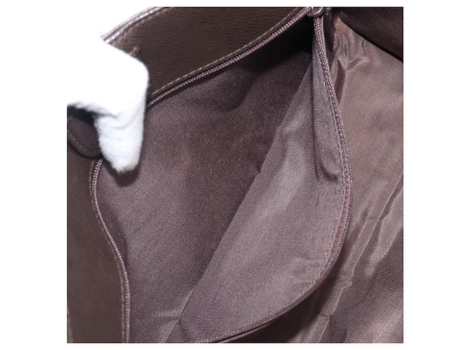 Borsa a mano BURBERRY Nova Check Canvas Beige Silver Auth 199509A Argento - vista 22