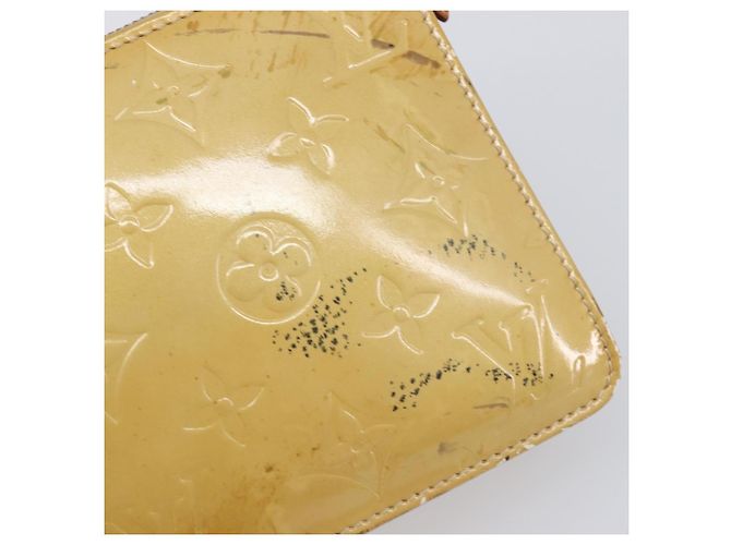 LOUIS VUITTON Monogram Vernis Lexington Accessory Pouch Beige M91010 Auth hk4073 - vista 10
