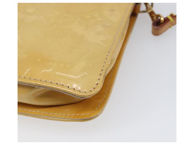 LOUIS VUITTON Monogram Vernis Lexington Accessory Pouch Beige M91010 Auth hk4073 - vista 16