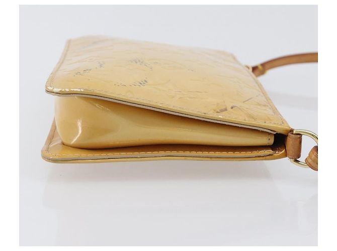 LOUIS VUITTON Monogram Vernis Lexington Accessory Pouch Beige M91010 Auth hk4073 - vista 3