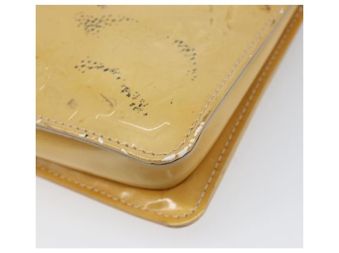 LOUIS VUITTON Monogram Vernis Lexington Accessory Pouch Beige M91010 Auth hk4073 - vista 8