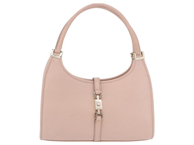 Borsa GUCCI Jackie in pelle rosa e oro 002 1068 2404 Auth 200338V D'oro - vista 13