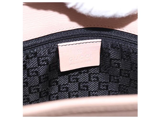 Borsa GUCCI Jackie in pelle rosa e oro 002 1068 2404 Auth 200338V D'oro - vista 19