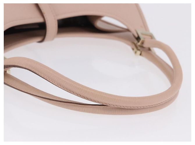 Borsa GUCCI Jackie in pelle rosa e oro 002 1068 2404 Auth 200338V D'oro - vista 7
