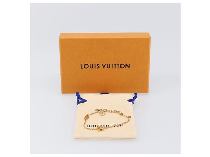 LOUIS VUITTON LV&ME K GP Bracelet Metal Gold Tone M67168 LV Auth BA15461V - vue 12
