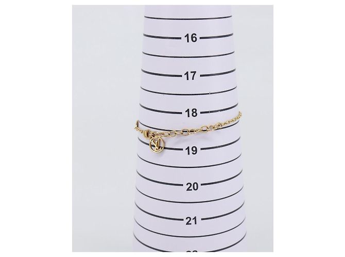 LOUIS VUITTON LV&ME K GP Bracelet Metal Gold Tone M67168 LV Auth BA15461V - vue 19