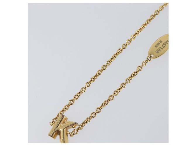 LOUIS VUITTON LV&ME K GP Bracelet Metal Gold Tone M67168 LV Auth BA15461V - vue 4