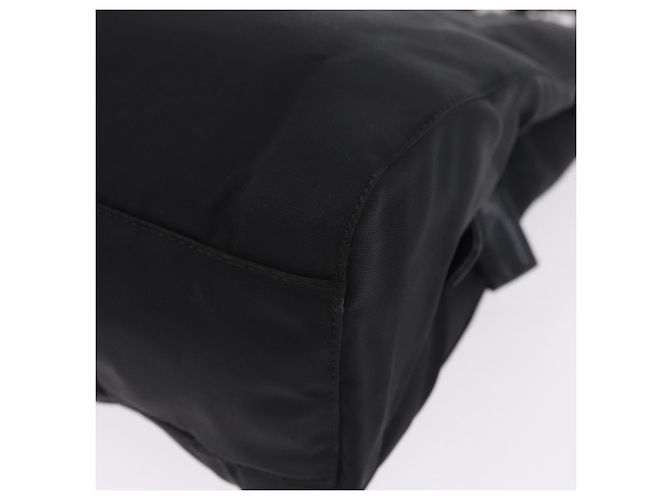 Borsa a tracolla con catena PRADA Nylon Black Silver Auth fm5438 Nero Argento - vista 16
