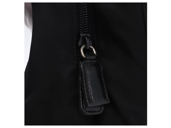 Borsa a tracolla con catena PRADA Nylon Black Silver Auth fm5438 Nero Argento - vista 17