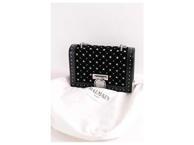 Balmain Borsa a tracolla Bbox nera Nero - vista 7
