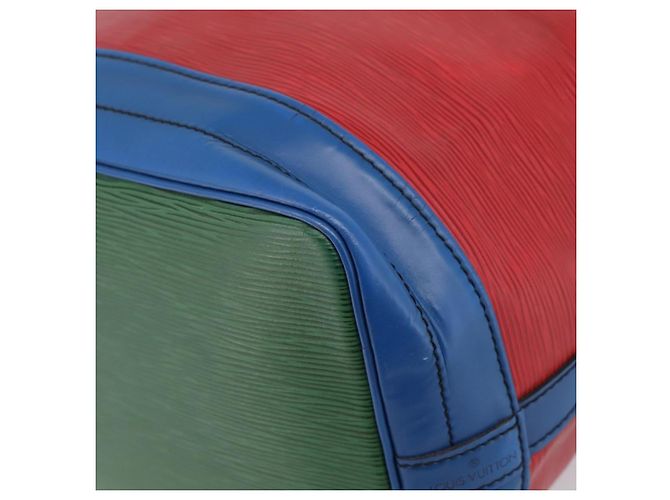 Borsa a tracolla LOUIS VUITTON Epi Noe Rosso Verde Blu M44082 LV Auth BA15430 - vista 15
