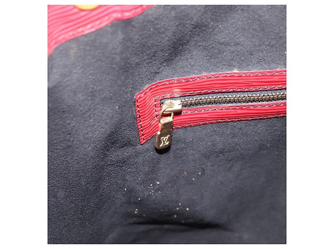 Borsa a tracolla LOUIS VUITTON Epi Noe Rosso Verde Blu M44082 LV Auth BA15430 - vista 19