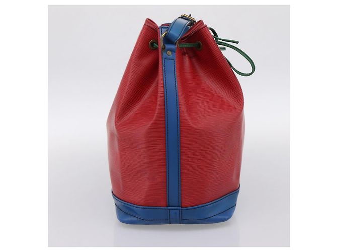 Borsa a tracolla LOUIS VUITTON Epi Noe Rosso Verde Blu M44082 LV Auth BA15430 - vista 3
