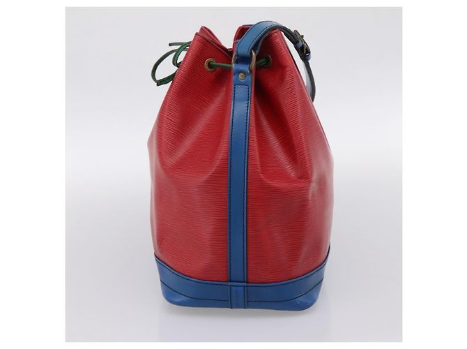 Borsa a tracolla LOUIS VUITTON Epi Noe Rosso Verde Blu M44082 LV Auth BA15430 - vista 4