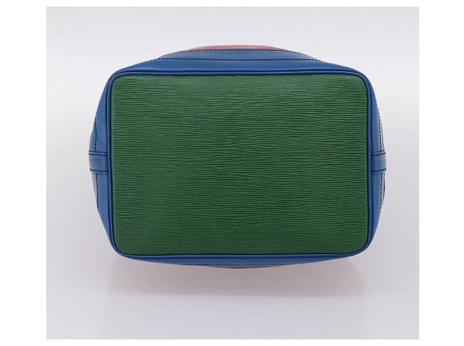 Borsa a tracolla LOUIS VUITTON Epi Noe Rosso Verde Blu M44082 LV Auth BA15430 - vista 5