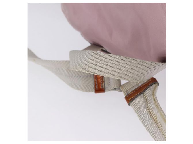 Zaino PRADA Nylon Rosa Argento Auth 198471 - vista 14