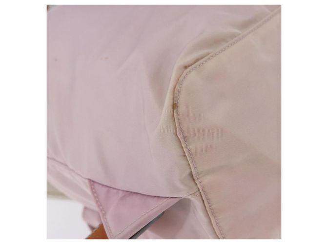 Zaino PRADA Nylon Rosa Argento Auth 198471 - vista 19