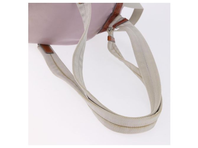 Zaino PRADA Nylon Rosa Argento Auth 198471 - vista 8