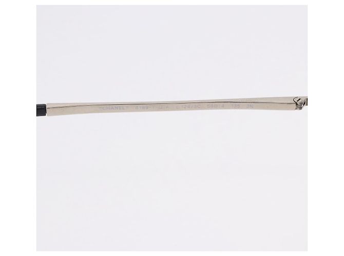 Gafas de sol CHANEL Metal Silver Black CC Auth BA15445M Negro Plata - vista 16